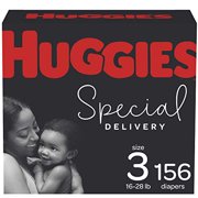 Hypoallergenic Baby Diapers Size 3, 156 Ct, Huggies Special Delivery