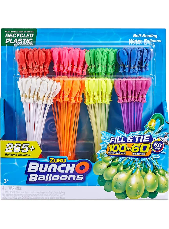 Bunch O Balloons Rapid-Filling Self-Sealing Water Balloons by ZURU Multicolor Tropical Party