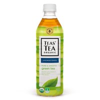 Teas' Tea Unsweetened Pure Green Tea, 16.9 Ounce (Pack of 12), Organic, Zero Calories, No Sugars, No Artificial Sweeteners, Antioxidant Rich, High in Vitamin C