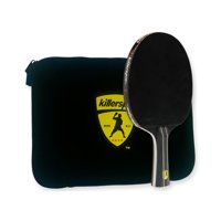 Killerspin JET Black Table Tennis Set including Compeititon Paddle with 5 Layer Wood Blade Nitrx-4Z Rubbers