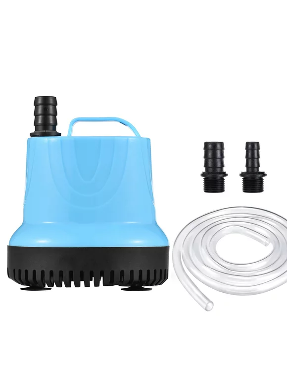 ametoys 35W 2200LH 6.56ft Aquarium Bottom Suction Submersible Pump Fountain Pump with 4M Tubing 2 Nozzles for Fish Tank Pond Fountain Statuary Hydroponics Feature-