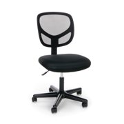 OFM Essentials Collection Mesh Back Office Chair, Armless, in Black (ESS-3000)