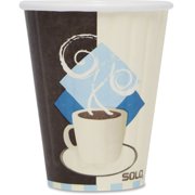 Solo Traveler Insulated Paper Hot Cups, 1000 / Carton (Quantity)
