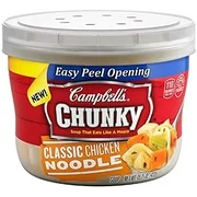 Campbell's, Chunky, Microwave Soup Bowls, 15.2oz Bowl (Pack of 4) (Choose Flavors) (Classic Chicken Noodle)