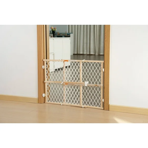 Parents Choice Baby Wooden Safety Doorway Gate for Aged 6 to 24 Months