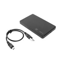 Eccomum 2.5 Inch Sata HDD SSD to USB 2.0 Case Adapter 5Gbps Hard Disk Drive Enclosure Box Support 2TB HDD Disk for OS Windows