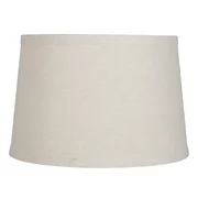 Mainstays 15" Beige Banded Round Drum Table Lamp Shade