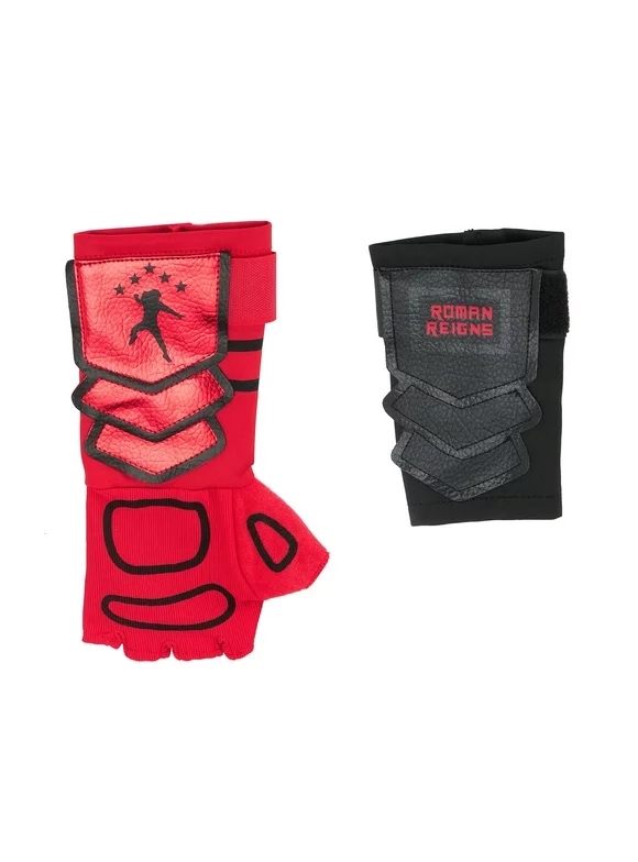 Official WWE Authentic Roman Reigns Red Costume Glove Set No Color