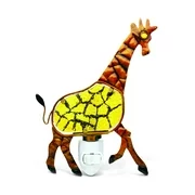 Giraffe Night Light, 5 Inch Plug in Decorative Socket Lamp Manual On & Off Portable Lights for Stairway, Bedroom & Bathroom Wildlife Themed Accessory Home & Kitchen Decor