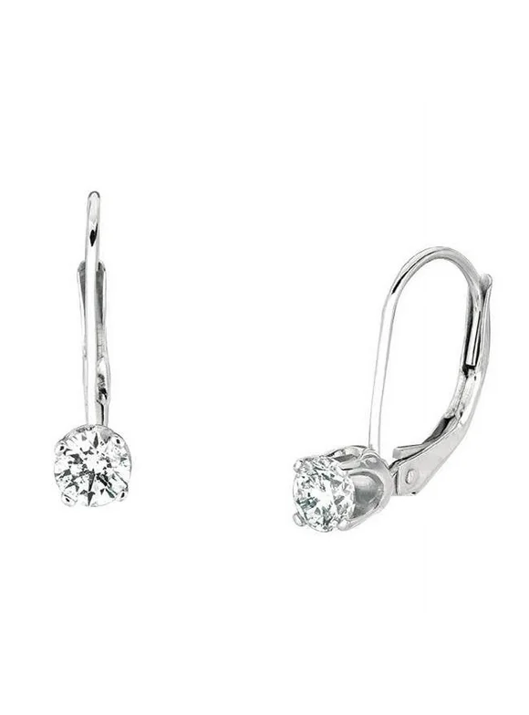 Harry Chad  0.50 CT 25 Pointer Diamonds Hoop Earring - White Gold, Color G & H - VS2-SI Clarity