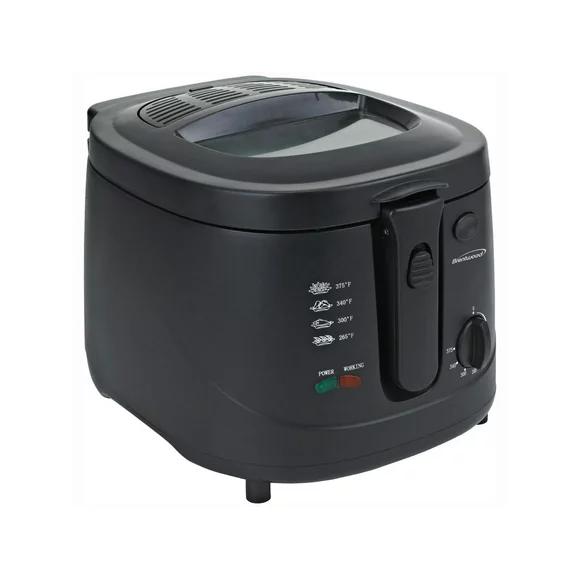 Brentwood Appliances New DF-725 1500w 12-Cup Electric Deep Fryer, Black