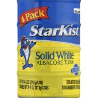 StarKist Solid White Albacore Tuna in Water - 5 oz Can (4-Pack)