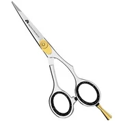 Equinox Professional Razor Edge Hair Cutting Scissors/Shears - (5.5") Finger Inserts and Adjustment Tension Screw, Hand-Sharpened Cutting Edges, 100% Stainless Steel