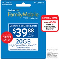 DX Daily Store Family Mobile $39.88 Unlimited Monthly Plan & Mobile Hotspot Included (Email Delivery)