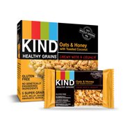 KIND Bars, Oats & Honey with Toasted Coconut Healthy Grain Bars, Gluten Free, 1.2 oz, 5 Ct