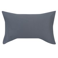 Mainstays Soft Wrinkle Resistant Microfiber King Grey Pillowcase Set