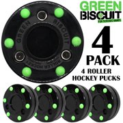 Green Biscuit Roller Puck 4 Pack/Free Ship/Free Sticker