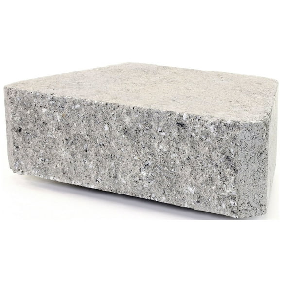 Pavestone 10"  Pewter (Grey) Concrete Retaining Wall