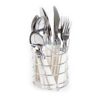 Gibson Home Sensations II 16-Piece Flatware Set with Wire Caddy