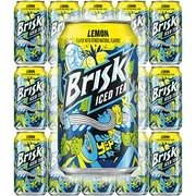 Brisk Iced Tea, Lemon, 12oz Bottle (Pack of 15, Total of 180 Fl Oz)