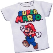 Barbie Super Mario Fashion Pack - White Mario T-Shirt