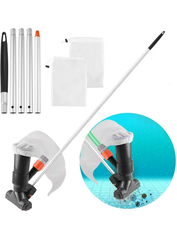 Jpgif Portable Swimming Pool Vacuum Head Cleaner Brush Sweep Handbroom Brushes