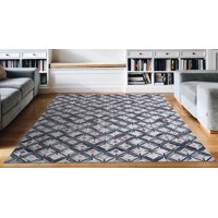 Couristan Prairie Lapland Hickory-Neutrals Printed Faux Cowhide Area Rug
