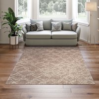 Couristan Bromley Pinnacle Area Rug, 5'3" x 7'6", Camel-Ivory