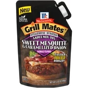 (4 Pack) McCormick Grill Mates Sweet Mesquite & Caramelized Onions, 2.83 oz