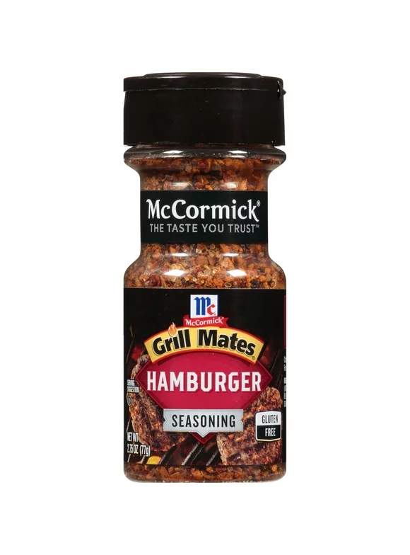 McCormick Grill Mates Hamburger Seasoning, 2.75 oz Bottle