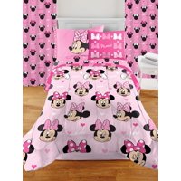 Minnie Mouse Room in a Box Set, Includes Bedding Set and Drapes