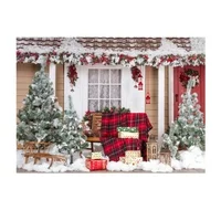 Tuscom Christmas Backdrops Vinyl 5x3FT Fireplace Background Photography Studio