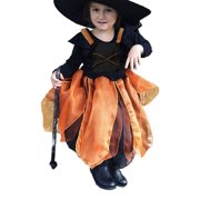 Toddler Infant Baby Girls Halloween Clothes Fancy Dress Party Witch Costume