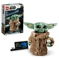LEGO Star Wars: The Mandalorian The Child 75318 Baby Yoda Figure, Building Toy, Collectible Kids' Room Decoration, with Minifigure, Gift Idea