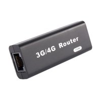 Brrnoo Portable 3G/4G WiFi Wlan Hotspot 150Mbps RJ45 USB Wireless Router,3G/4G Wifi Router,Portable USB Router