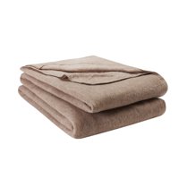 Mainstays Value Bed Blanket, Twin/Twin Xl, Tan