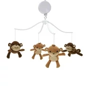 Bedtime Originals Lamp Musical Baby Crib Mobile, Mod Monkey Collection