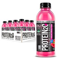 Protein2o +Electrolytes, 15g Whey Protein Infused Water, Mixed Berry, 16.9 Oz Bottle (Pack of 12)