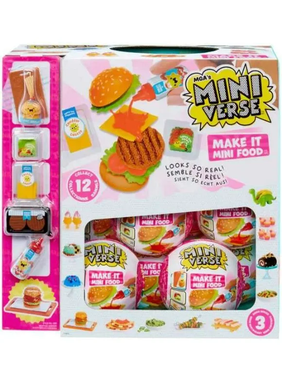 Miniverse Make It Mini Food DINER Series 3 Mystery Box (15 Packs)