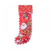 Pet Cat Dog Christmas Socks Packaging Toys Set Xmas Stocking Pet Plush Toy in Multicolor