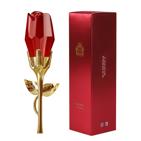 Beauty Clearance Under $15 Red Rose Lady Perfume: Lasting Fragrance, Fresh Flower Fragrance, Rose Fragrance, Red Wine Purification A Free Size