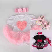 22" Handmake Lifelike Reborn Doll Clothing Baby 's Dress Pajamas Clothes Set
