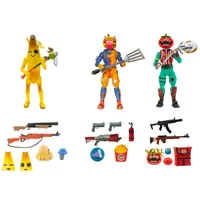 Fortnite Legendary Series Trio Mode, 6-inch Highly Detailed Peely, Tomatohead, and Beef Boss Figures with Harvesting Tools, Back Bling, and Interchangeable Faces & Heads and more