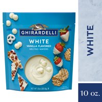 Ghirardelli White Vanilla Flavored Melting Wafers, 10 OZ Bag