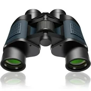 60x60 Binoculars Telescopes Zoom Waterproof HD Definition with Low-Light Night Vision Built-in Coordinates for Outdoor Hunting Camping Hiking Travel, Sports Games Gift for Kids