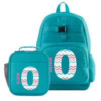 Personalized Pretty Pattern Backpack + Lunchbox Combo