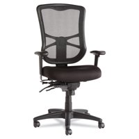 Alera Elusion Series Mesh High-Back Multifunction Office Chair, Black