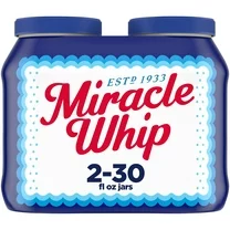 Miracle Whip Dressing, 2 ct Pack, 30 fl oz Jars
