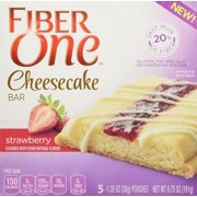 Fiber One Strawberry Cheesecake Bars (Pack of 4)