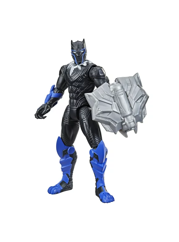 Marvel Avengers: Mech Strike Black Panther with Battle Accessory Kids Toy Action Figure for Boys and Girls (8)